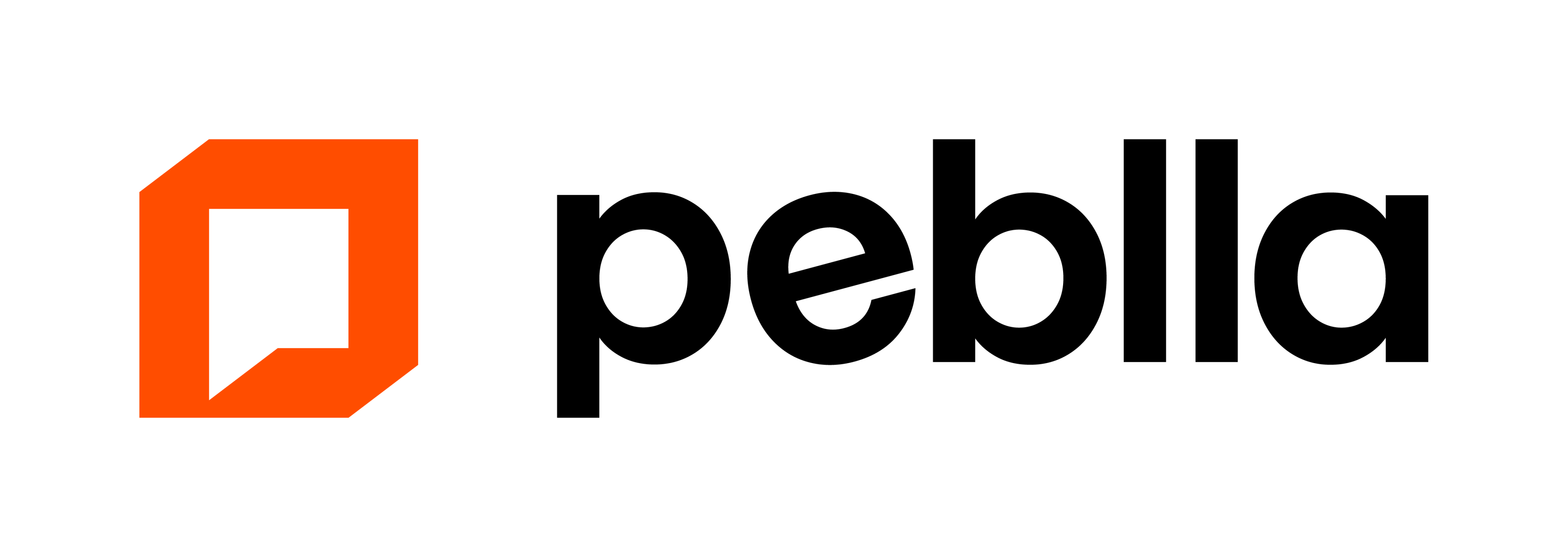 Peblla WordMark with clear space